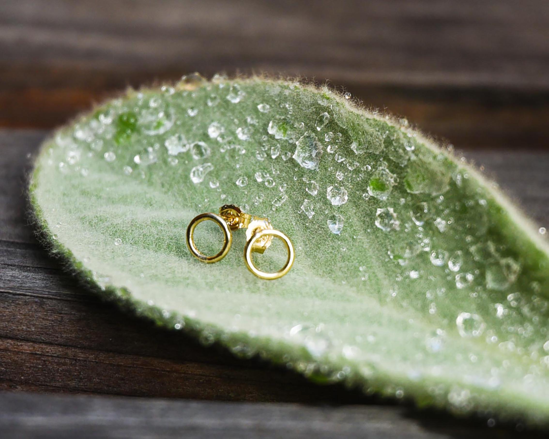 náušnice "v kruhu zlatém"