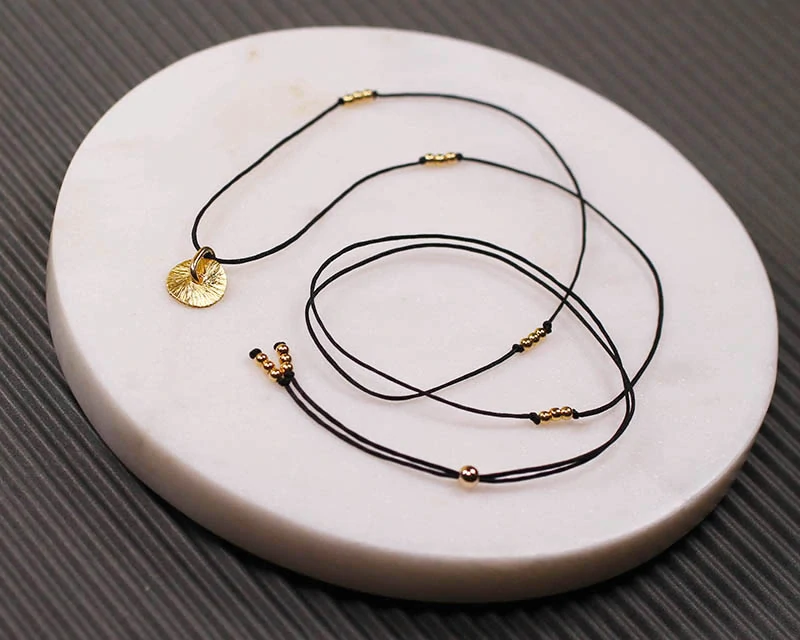 náhrdelník "penny" pozlacený