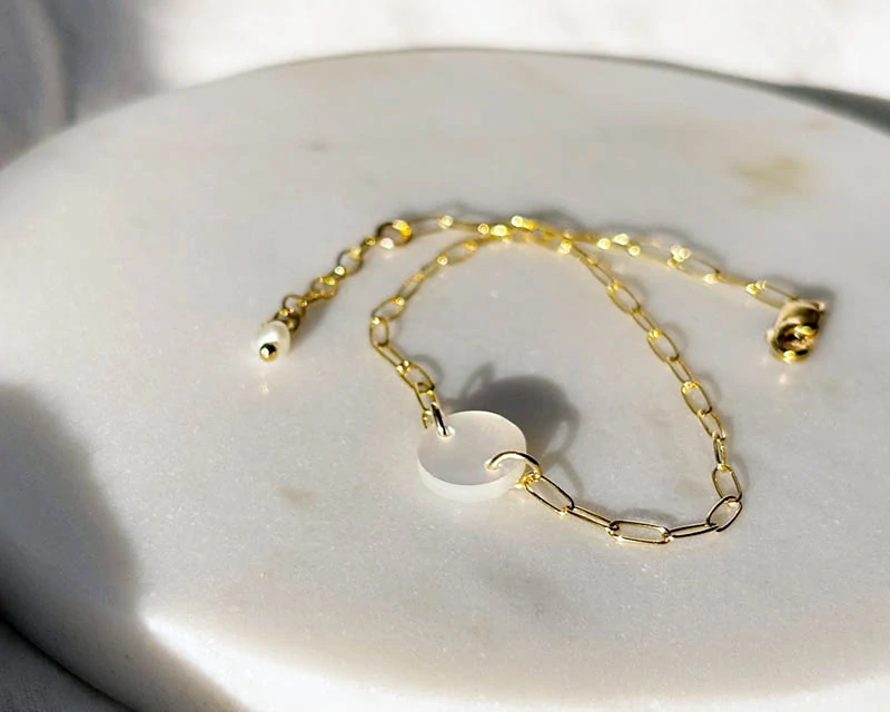 náremek "řetízkový s bílou perletí"