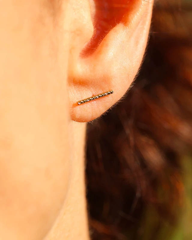 náušnice "sparcle sticks"